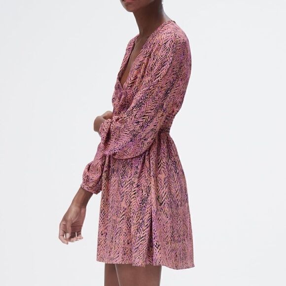 NWT Zara Printed Mini Dress - Picture 6 of 9